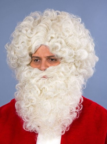 Nikolaus- Weihnachtsmann- Bart, flachsblond