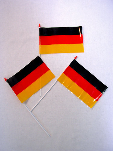 Plastikfähnchen, ca. 10 x 15 cm, Deutschland