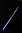LED Lanzen-Schwert blau, 2 x 53 cm