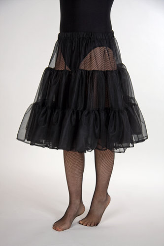 Petticoat, schwarz, ca. 55 cm lang