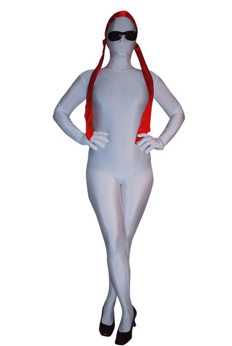 Speedsuit-Kostüm weiß