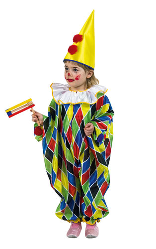 Kinderkostüm Clown-Overall