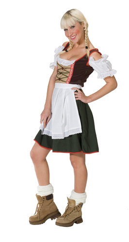 Oktoberfest Kostüm Dirndl Tirolerin